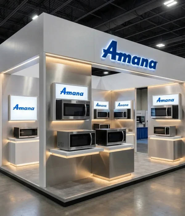 Amana exhibition booth microwaves 202605070021