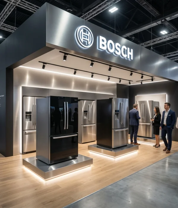 Create a sleek Bosch display 202605062216