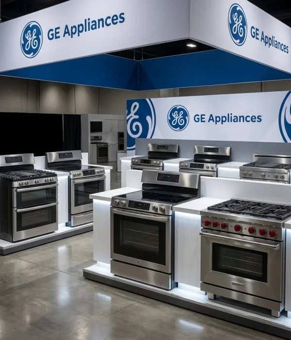 GE cooking range display booth 202605070035